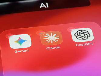 claude and chatgpt icons on phone screen
